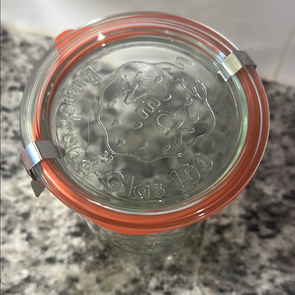 Weck 3/4 liter mold Jar with glass Lid - Picture 2 of 8